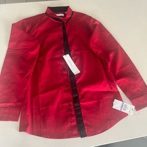 Calvin Klein Bold Red and Black Shirt